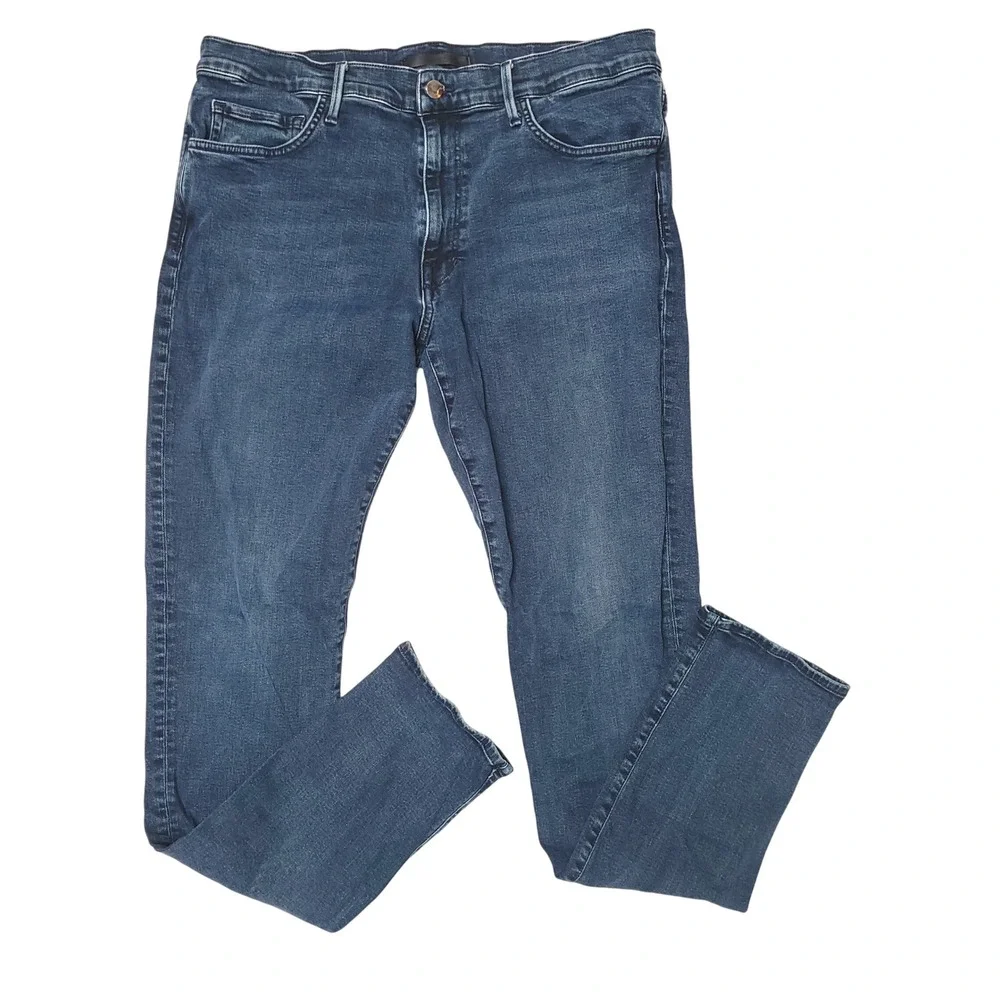 Joe's Jeans Kinetic The Dean Slim Tapered Denim Blue Jeans 36X34‎ Stretch Casual